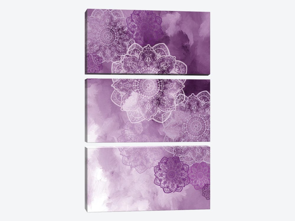 Lavender Dream by 5by5collective 3-piece Canvas Art Print