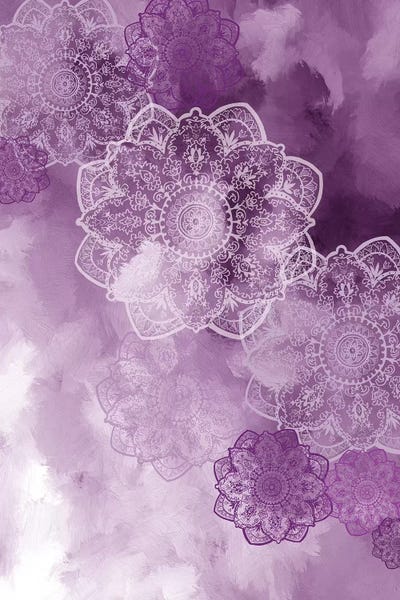 Mandalas: Lavender Dream by 5by5collective