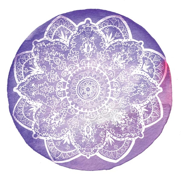 Mandalas: Plum Primrose by 5by5collective