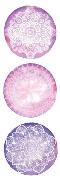 Mandalas: Three Orchids by 5by5collective