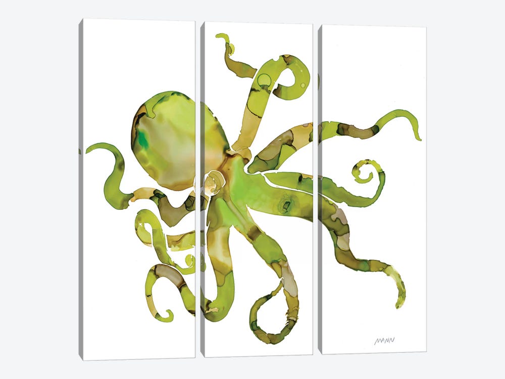 Octopus by Patti Mann 3-piece Art Print