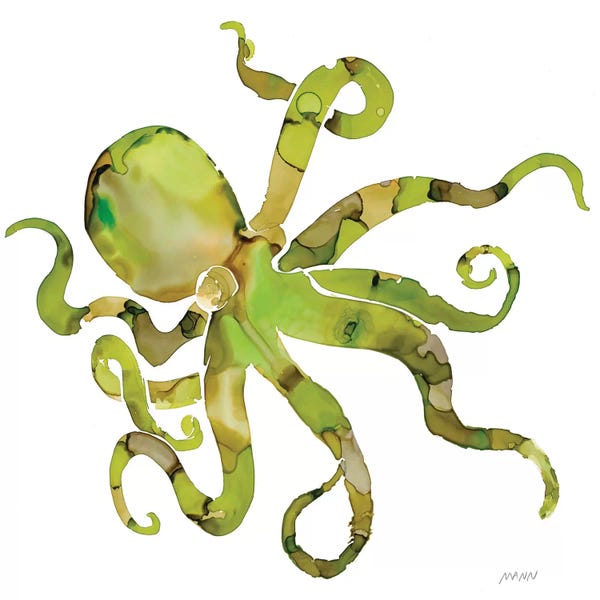 Kids Ocean Life Art: Octopus by Patti Mann