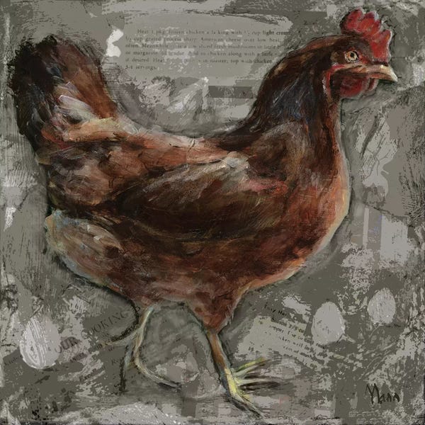 Chickens & Roosters: Red Hen by Patti Mann