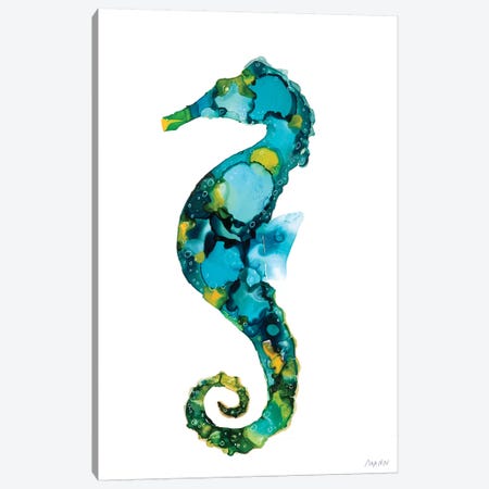 Seahorse Canvas Print #PTM17} by Patti Mann Canvas Artwork