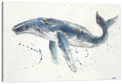 Humpback Whale Canvas Art Print