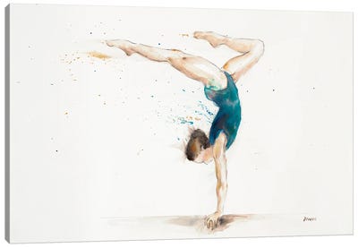 Focus II Canvas Art Print - Gymnastics