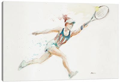 Focus III Canvas Art Print - Tennis Art