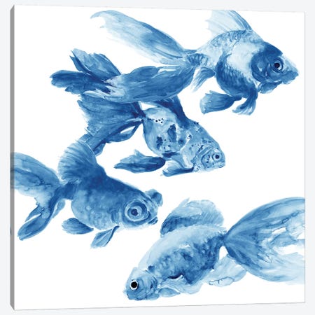Fishes Canvas Print #PTM2} by Patti Mann Canvas Art Print