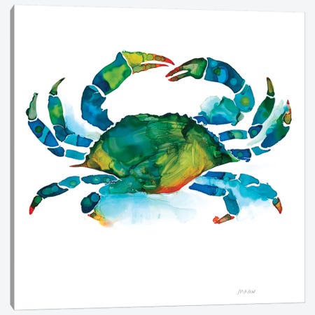 Crab Canvas Print #PTM6} by Patti Mann Canvas Art