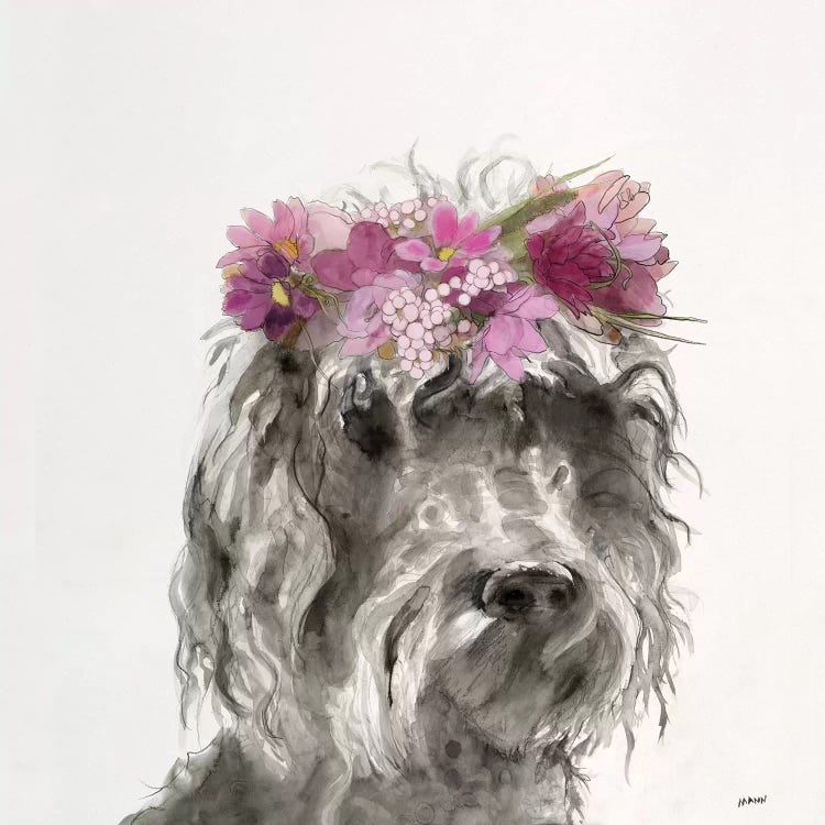 Flowered Pup I