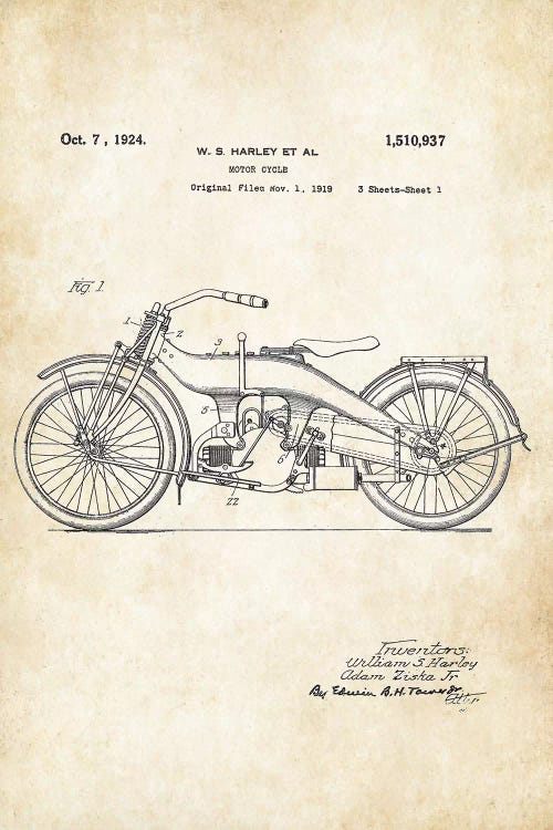 Harley Davidson Motorcycle (1924)