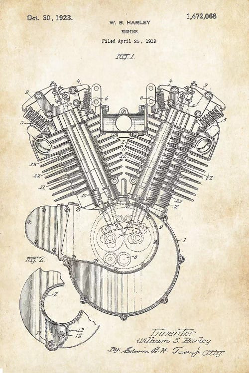 Harley Davidson V Twin Engine