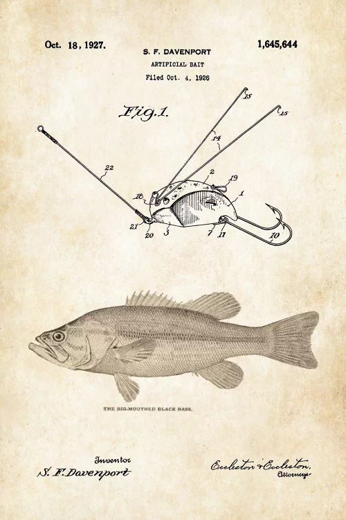 Largemouth Bass Fishing Lure