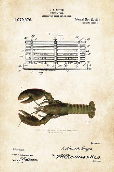 Sports Blueprints: Lobster Trap  by Patent77
