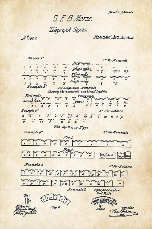 Morse Code (1840)