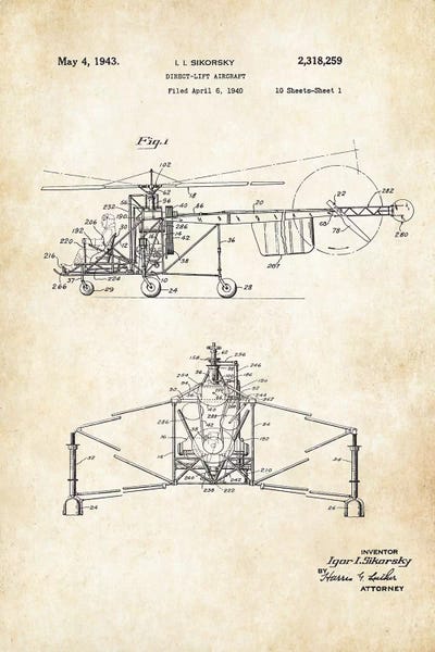 Helicopters: Sikorsky Helicopter by Patent77