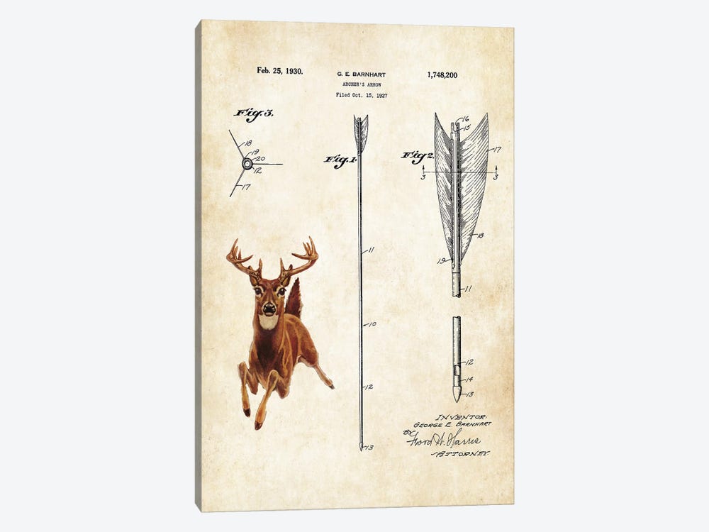 Whitetail Deer by Patent77 1-piece Art Print