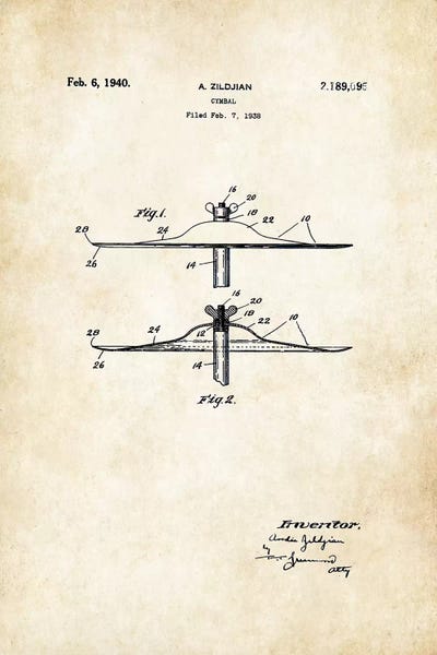 Zildjian Cymbal, 1940