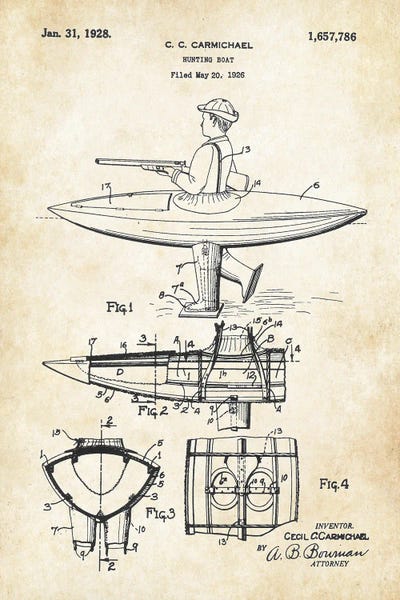 Patent77: Hunting Boat by Patent77