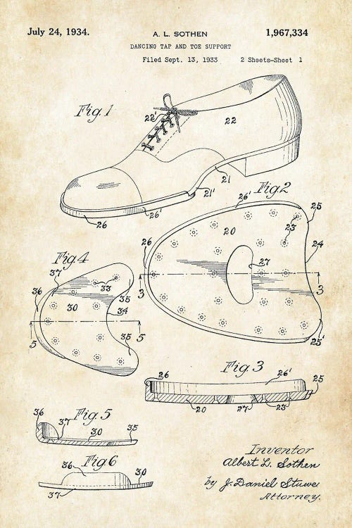 Tap Dancing Shoe