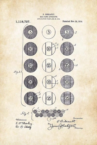 Toy & Game Blueprints: Billiard/Pool Balls by Patent77