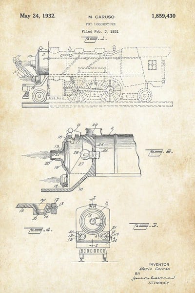 Toys: Toy Train by Patent77