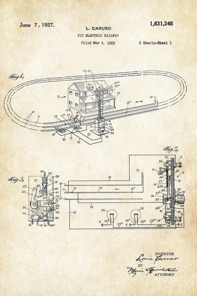 Toys: Toy Train Track by Patent77