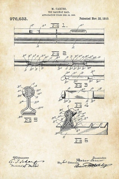 Toys: Toy Train Rail by Patent77