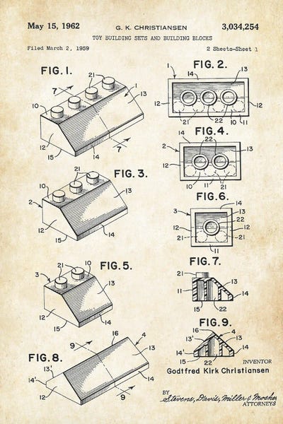 Toys: Toy Building Block by Patent77