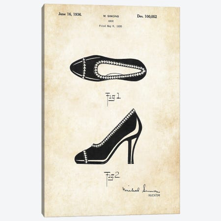 High Heels Canvas Print #PTN433} by Patent77 Canvas Artwork