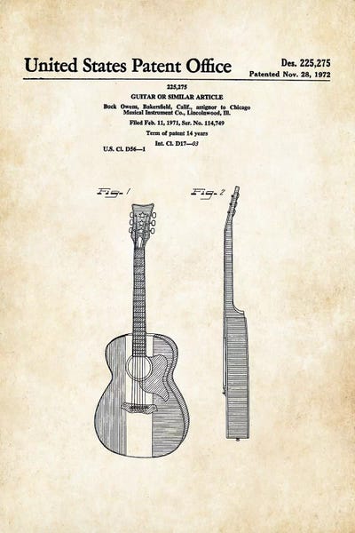 Buck Owens Acoustic Guitar