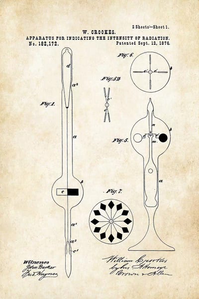 Electronics & Communication Blueprints: Crookes Radiometer Bulb by Patent77