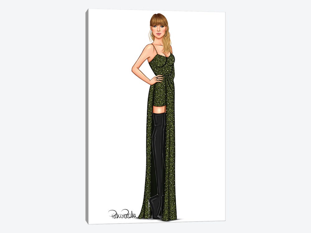Taylor Swift - Snake Girl by PietrosIllustrations 1-piece Canvas Art