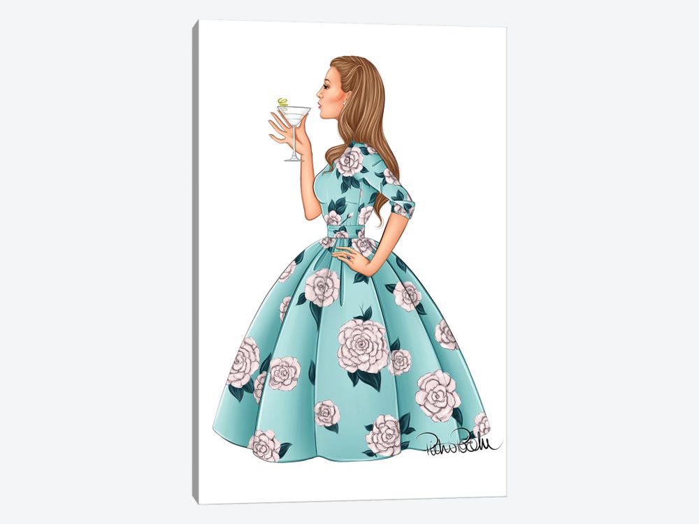 Blake Lively - Fashion Party Girl by PietrosIllustrations 1-piece Art Print