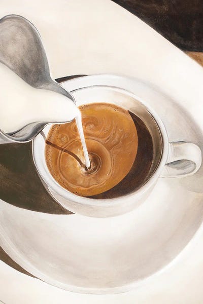Kitchen: Poured Coffee Perfection by Pretty Painter