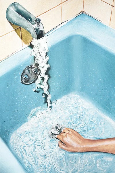 Point Of View: A Delicate Dip (Blue) by Pretty Painter