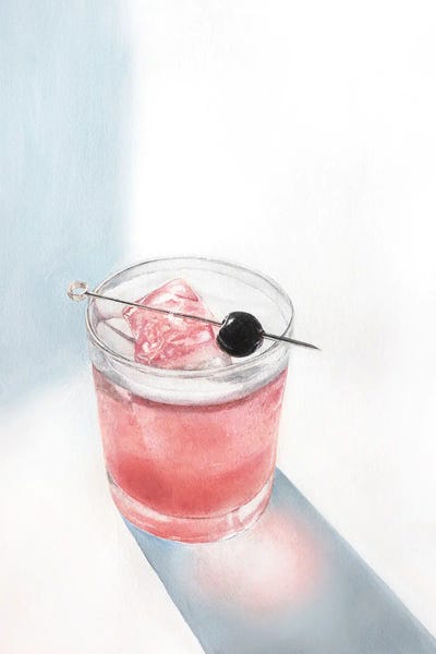 Simple Pleasures: Summer Cherry Cocktail by Pretty Painter