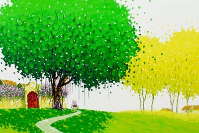 The Country Road by Phan Thu Trang canvas print