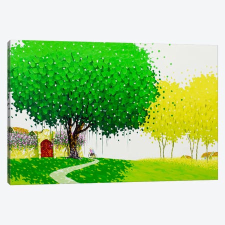 The Country Road Canvas Print #PTT12} by Phan Thu Trang Canvas Art