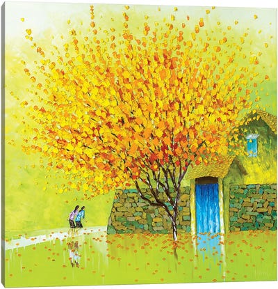 Golden Season Canvas Art Print - Phan Thu Trang