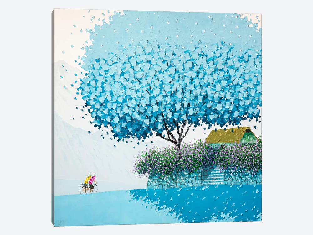 Blue Winter by Phan Thu Trang 1-piece Canvas Artwork