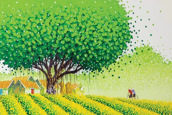 Phan Thu Trang: Flower Village by Phan Thu Trang