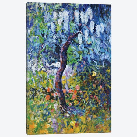 Wisteria in Bloom Canvas Print #PTX13} by Patrick Marie Canvas Artwork