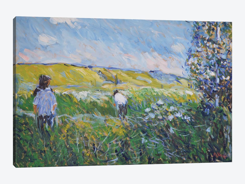 Walks Through the Fields by Patrick Marie 1-piece Canvas Art