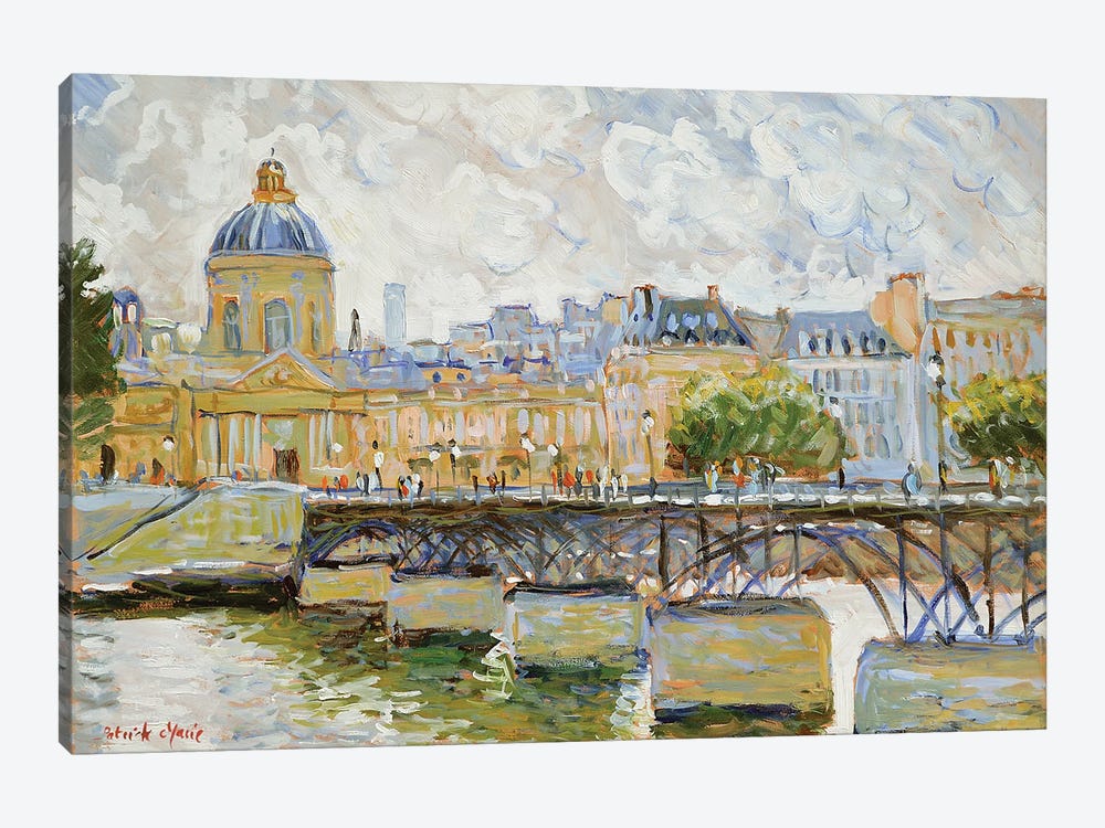 The Bridge of Arts in Paris by Patrick Marie 1-piece Canvas Print