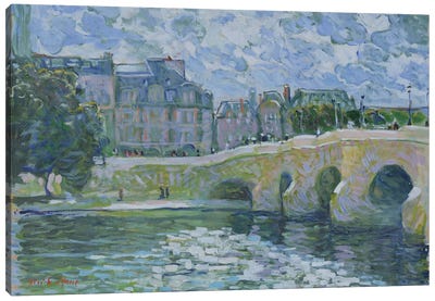 The Pont Neuf - Paris Canvas Art Print - Artists Like Monet