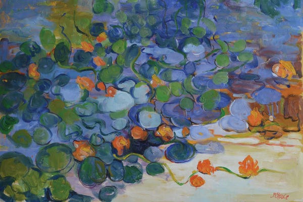 Patrick Marie: Nasturtiums by Patrick Marie