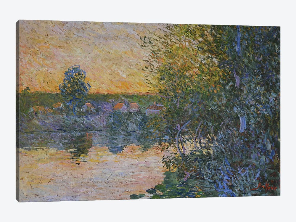 Sunrise on the Seine by Patrick Marie 1-piece Canvas Art Print