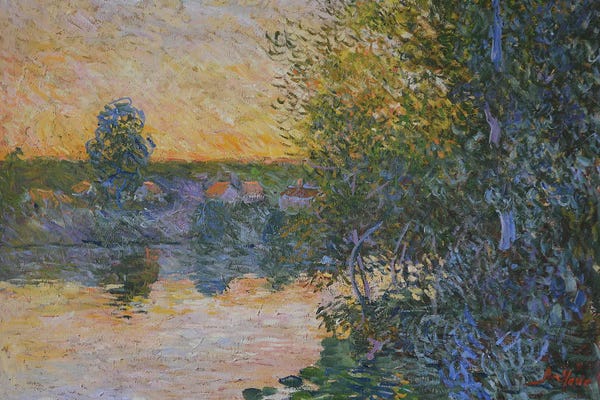 French Country Décor: Sunrise on the Seine by Patrick Marie