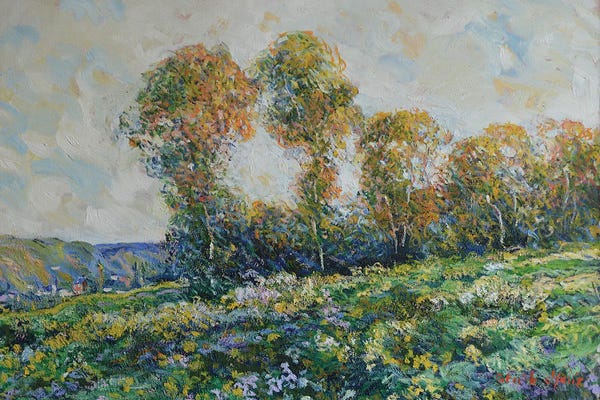 French Country Décor: The Edge of the Forest - In the Morning by Patrick Marie